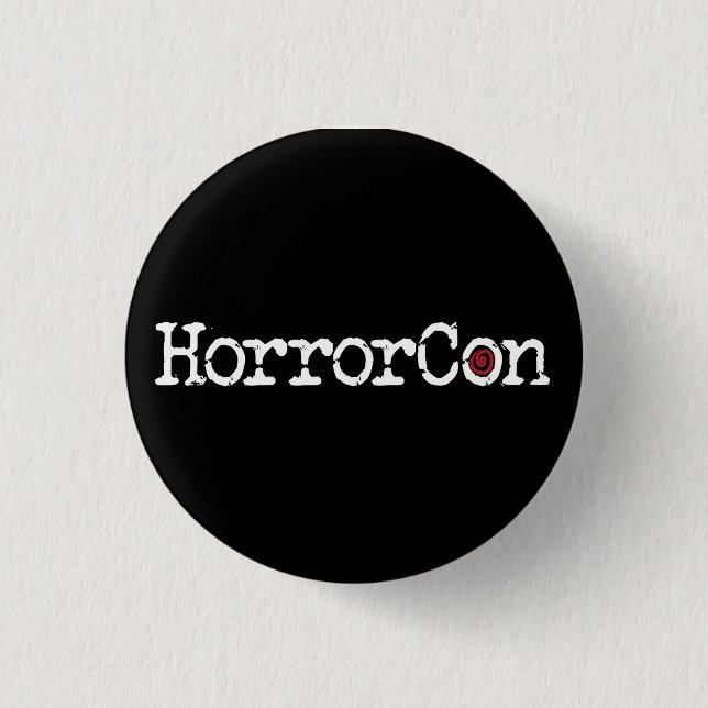 HorrorCon Logo 1 Inch Round Button (Front)