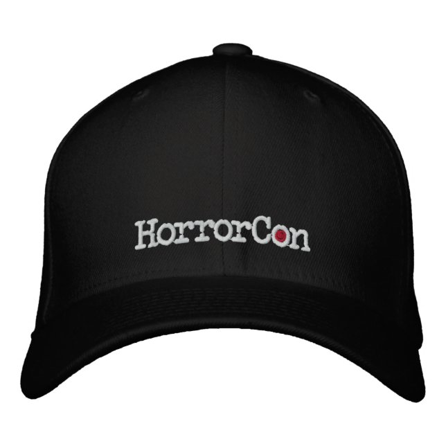 HorrorCon logo Embroidered Flexfit hat (Front)