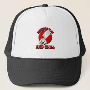 Horrorflix And Chill A Trucker Hat