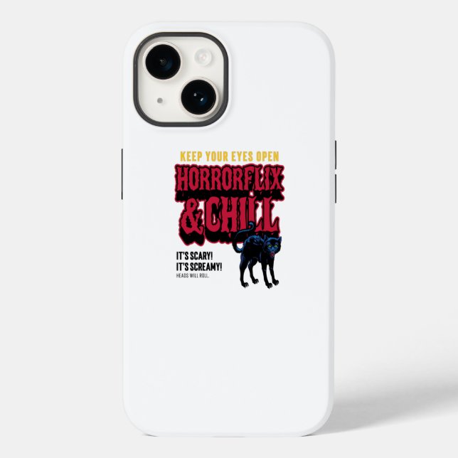 Horrorflix And Chill  Case-Mate iPhone Case (Back)