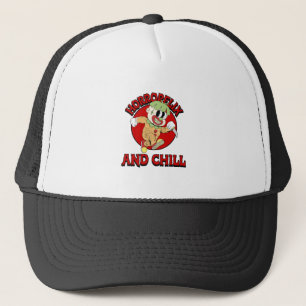 Horrorflix And Chill Trucker Hat