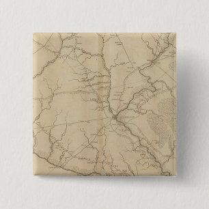 Horry District, South Carolina 2 Inch Square Button