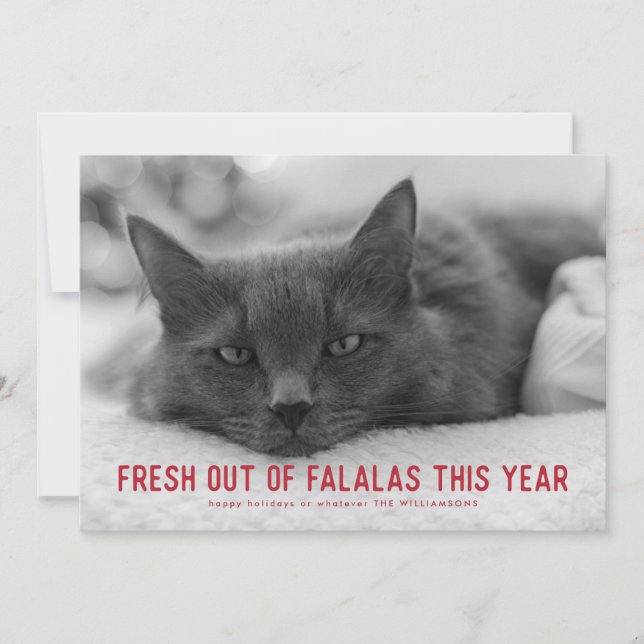 Hors de Falalas Sarcastic Funny Cartes de fin de a (Devant)