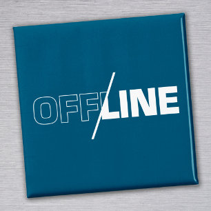 Hors ligne   Aimant d'Humour Geek