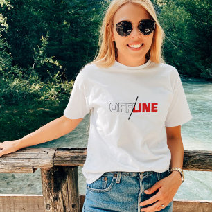 Hors ligne   T-shirt Humour Geek