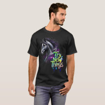 hors t-shirt mens rider horses life
