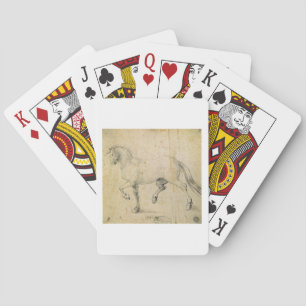 Horse, 1503 (pen and ink on paper) playing cards