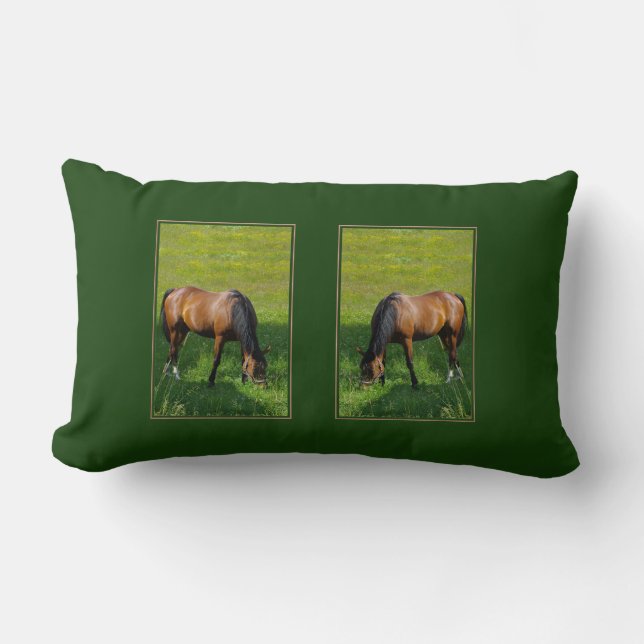 Horse #1 lumbar pillow (Front)