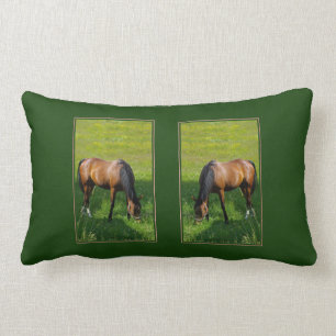 Horse #1 lumbar pillow