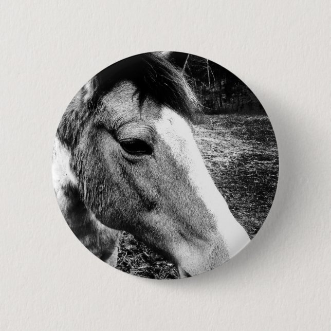 Horse 2 Inch Round Button (Front)