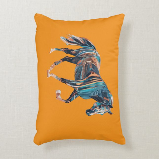 Horse Accent Pillow (Front(Vertical))