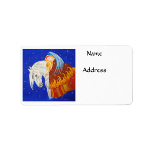 Horse and Angel Label