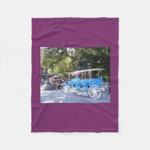 Horse and Carriage Fleee Blanket
