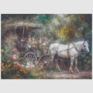 Horse and Carriage Tissue Paper