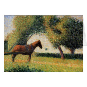 Horse and Cart by Georges Seurat