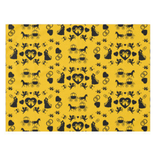 Horse And Cart Romantic Wedding Tablecloth