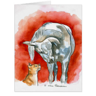 Horse and Cat