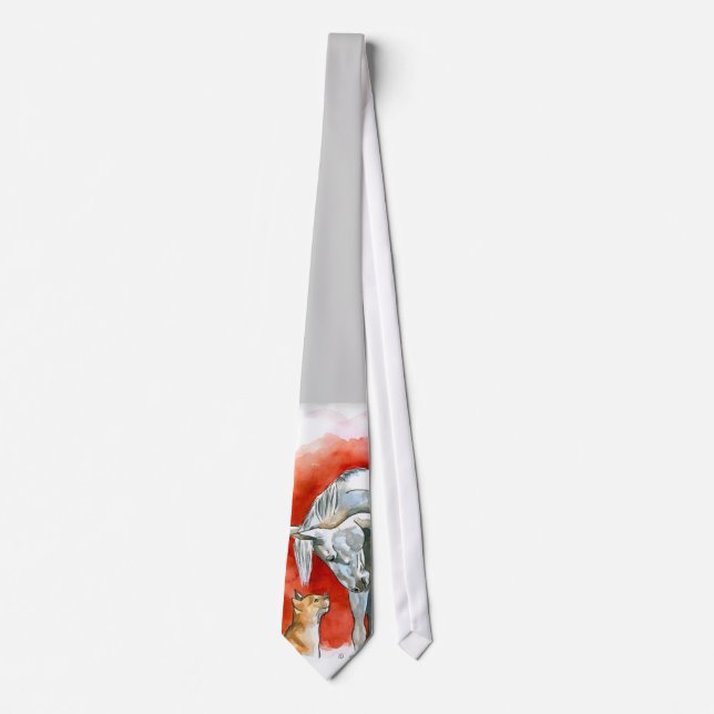 Horse and Cat Tie (Front)