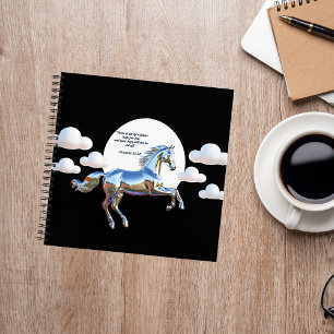 Horse and Clouds Spend Time w Jesus Journal