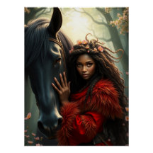 Horse and Companion Fantasy Art 