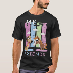 Horse and Dog amadeus horse racing  T-Shirt
