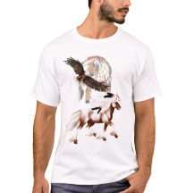 Horse and Eagle T Shirt