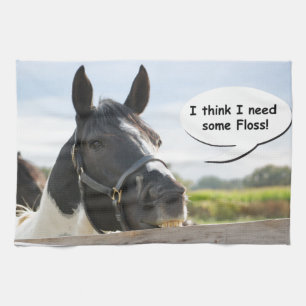 Horse and Floss Kitchen Towel