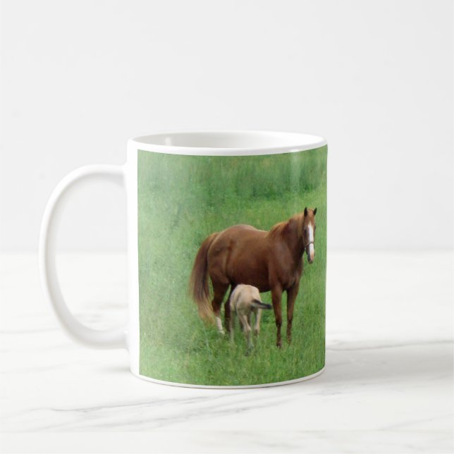 Horse and Foal Mug (Left)