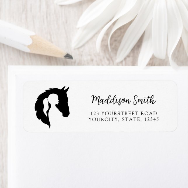 Horse and girl horse lover silhouette (Insitu)