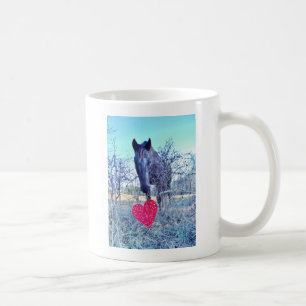 Horse and  Heart Coffee Mug