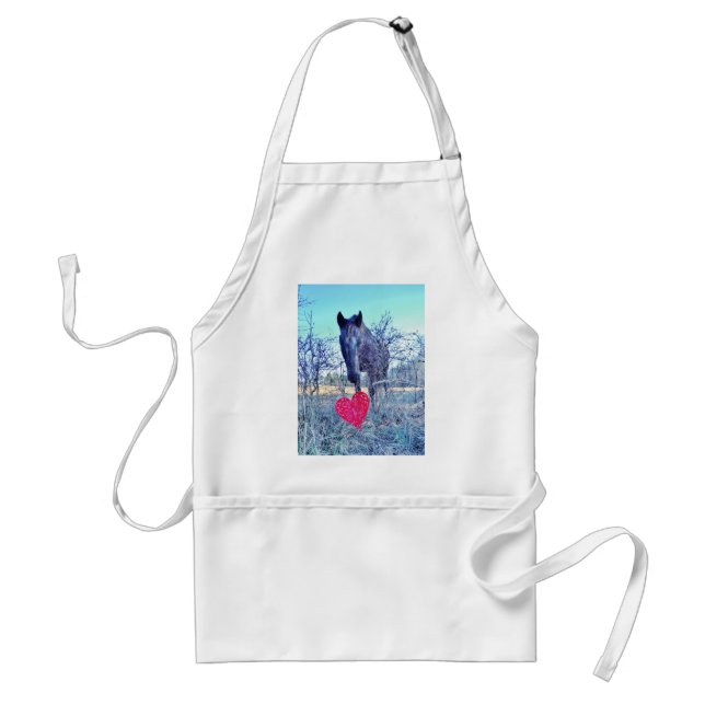 Horse and  Heart Standard Apron (Front)