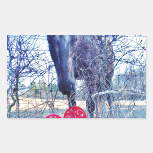 Horse and  Heart Sticker