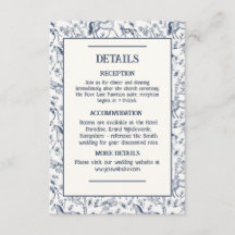 Horse and hounds - Wedding enclosure card