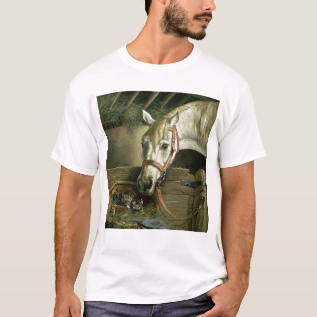 Horse and kittens, 1890 T-Shirt (Front)