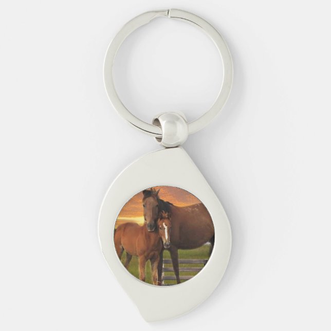 Horse and pony keychain (Front)