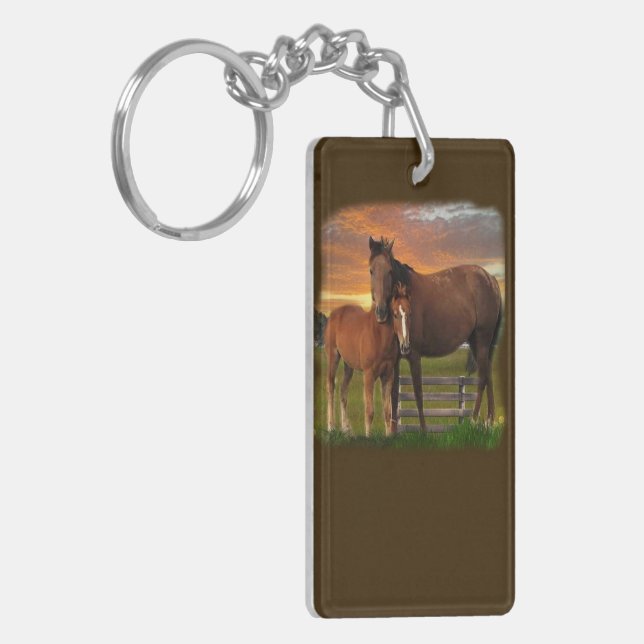 Horse and pony keychain (Front Left)