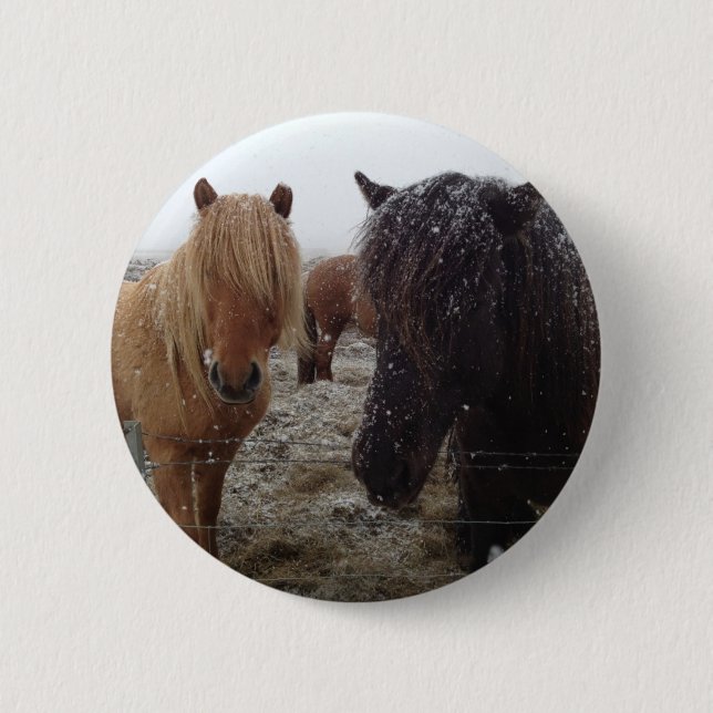 Horse and Rider Gifts, Personalized 2 Inch Round Button (Front)