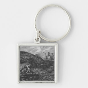 Horse and Rider Keychain