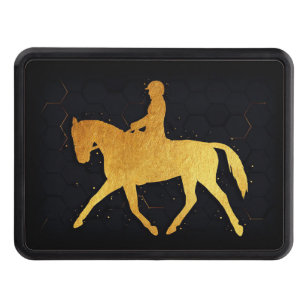 Horse And Rider Trailer Hitch Cover