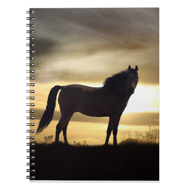 Horse and Sunset Notebook (Front)