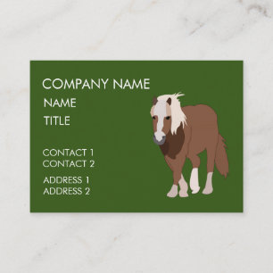 Horse Animal Horse Rider Horse Trainer  Business Card