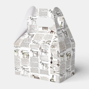 Horse Antique Advertising Newspaper Art Favor Box