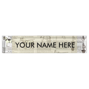 Horse Antique Advertising Newspaper Art Nameplate