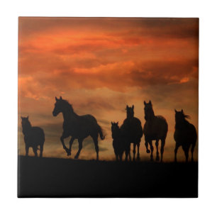 Horse Art Tile