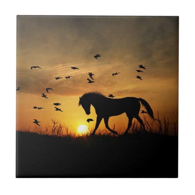 Horse Art Tile (Front)