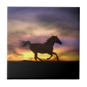 Horse Art Title Tile