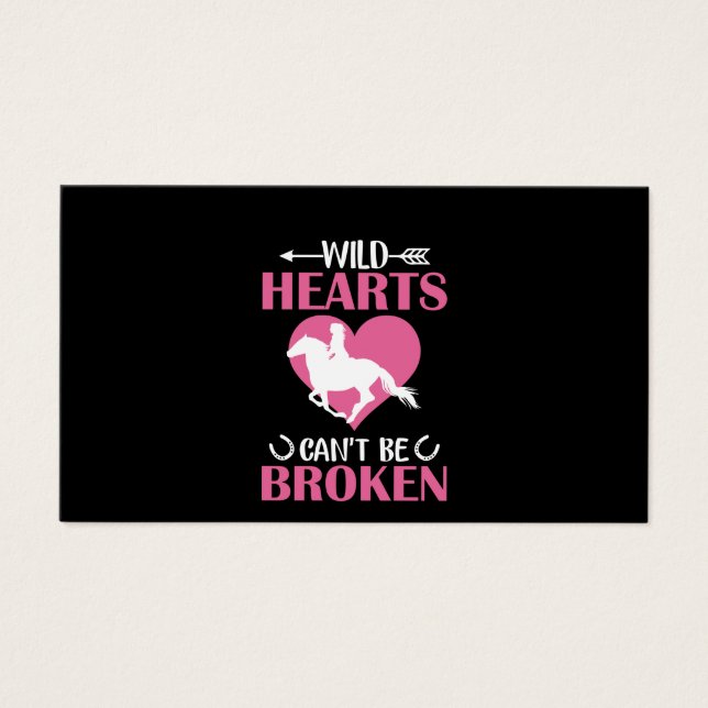 Horse Art Wild Hearts Can't Be Broken (Front)