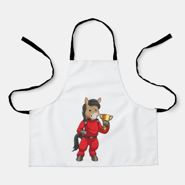 Horse as Champion with Trophy Apron (Front)