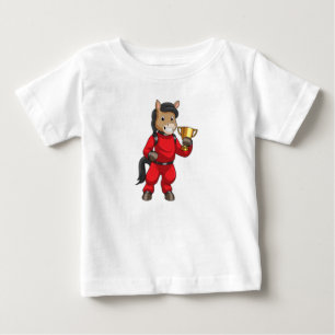 Horse as Champion with Trophy Baby T-Shirt