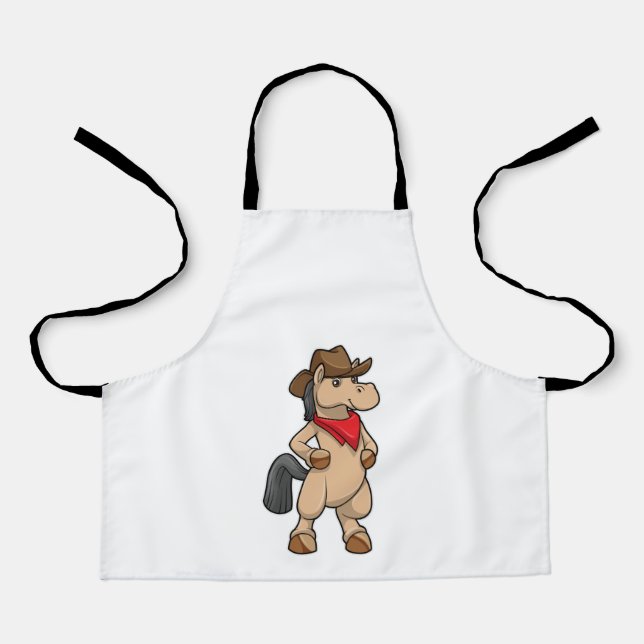 Horse as Cowboy Apron (Front)